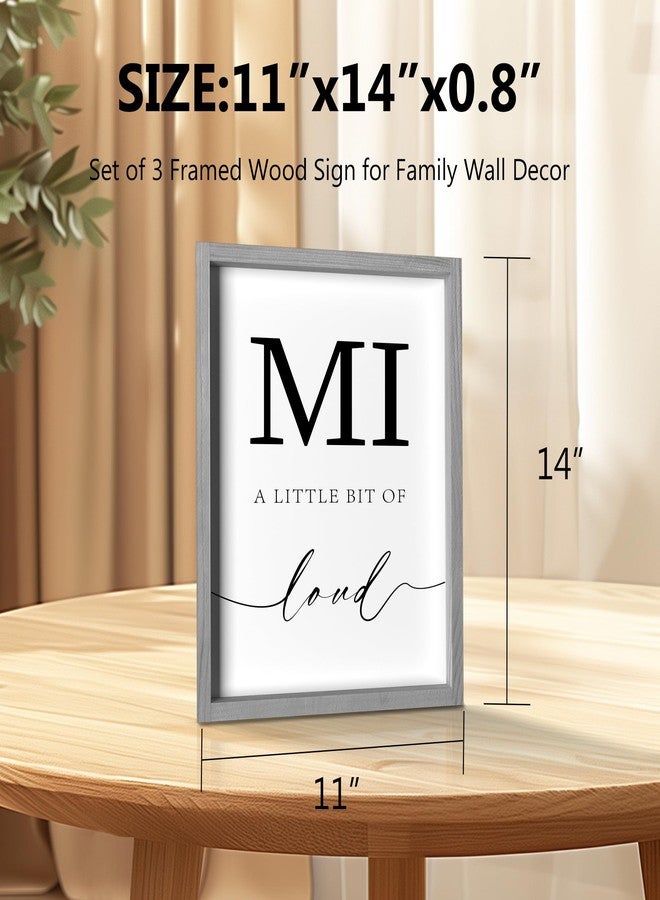 Heiple Family Wall Decor 11"x14" Framed Wooden Wall Sign for Home Decor Farmhouse Vintage Rustic Living Room Minimalist Family Wall Art (Gray, 11”x14”) - Image 5