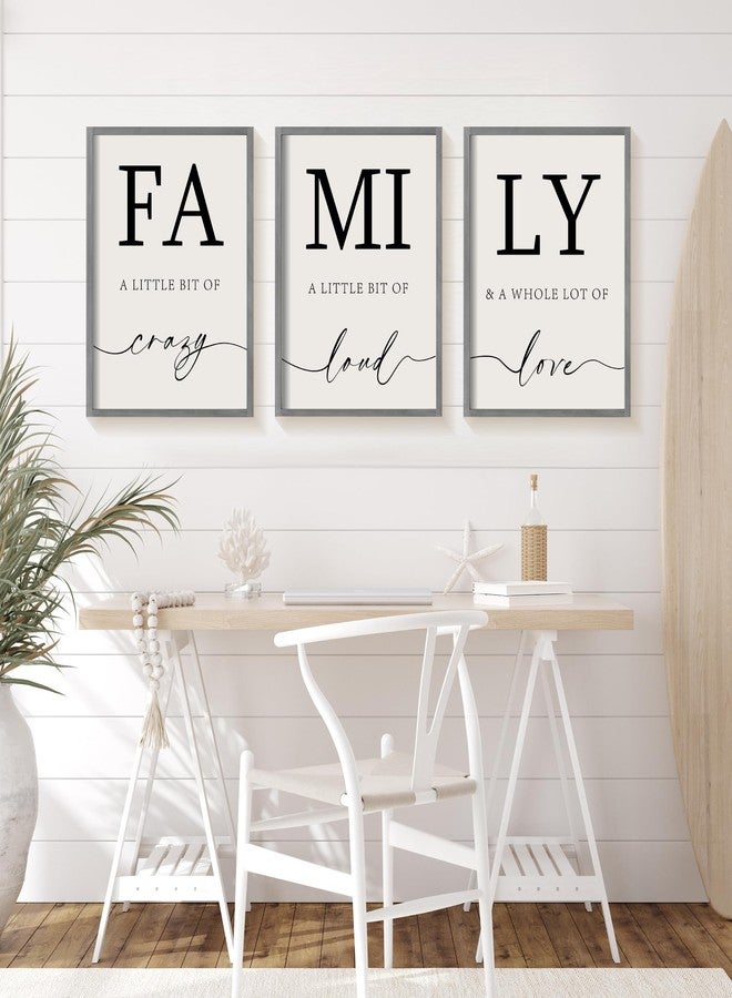 Heiple Family Wall Decor 11"x14" Framed Wooden Wall Sign for Home Decor Farmhouse Vintage Rustic Living Room Minimalist Family Wall Art (Gray, 11”x14”) - Image 2