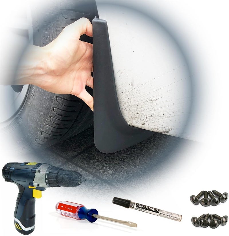 Wivplex Universal Car Mud Flaps for BMW 3 5 7 Series - Image 3