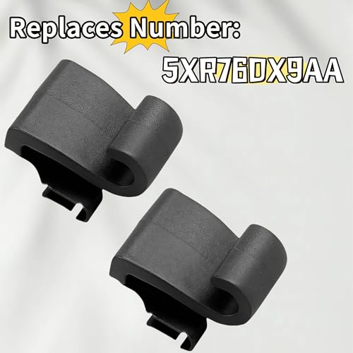 HXDZA 2PCS Window Shade Hook Compatible with Pacifica 2017-2024 and Voyager 2020-2022 Replaces OEM Part Number 5XR76DX9AA Car Sunshade Hook Clips - Image 3
