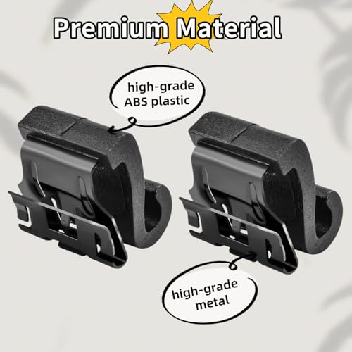HXDZA 2PCS Window Shade Hook Compatible with Pacifica 2017-2024 and Voyager 2020-2022 Replaces OEM Part Number 5XR76DX9AA Car Sunshade Hook Clips - Image 2