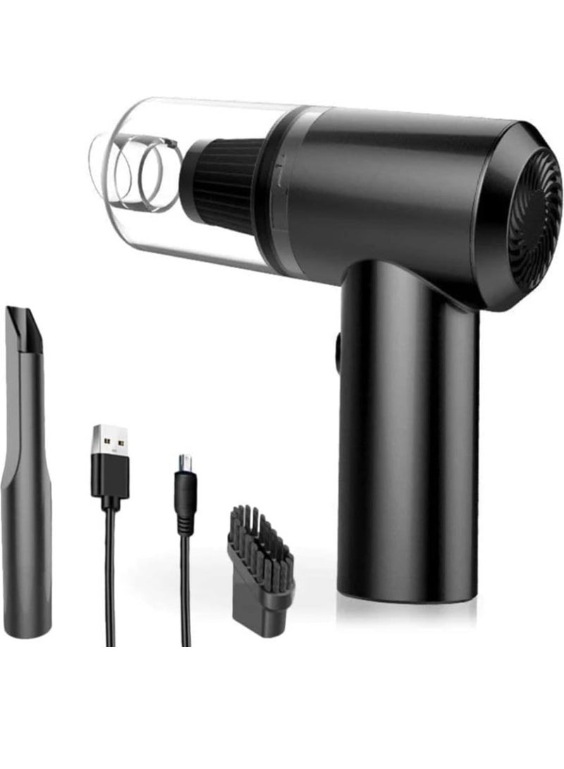USB مكنسة كهربائية ميني مايتي تشيري برو 120 واط تعمل بالبطارية 2000 مللي أمبير مكنسة كهربائية للغبار والأوساخ للمنزل والسيارة وفي أي مكان مكنسة كهربائية سهلة الحمل والتخزين - Image 1