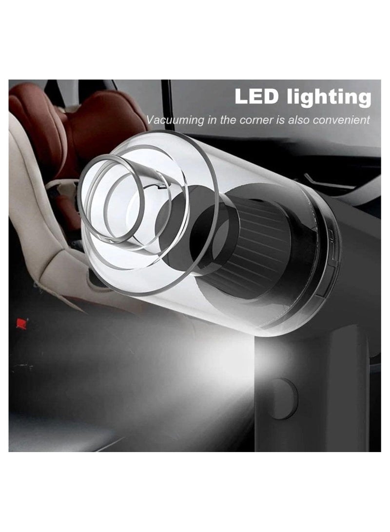 USB مكنسة كهربائية ميني مايتي تشيري برو 120 واط تعمل بالبطارية 2000 مللي أمبير مكنسة كهربائية للغبار والأوساخ للمنزل والسيارة وفي أي مكان مكنسة كهربائية سهلة الحمل والتخزين - Image 5