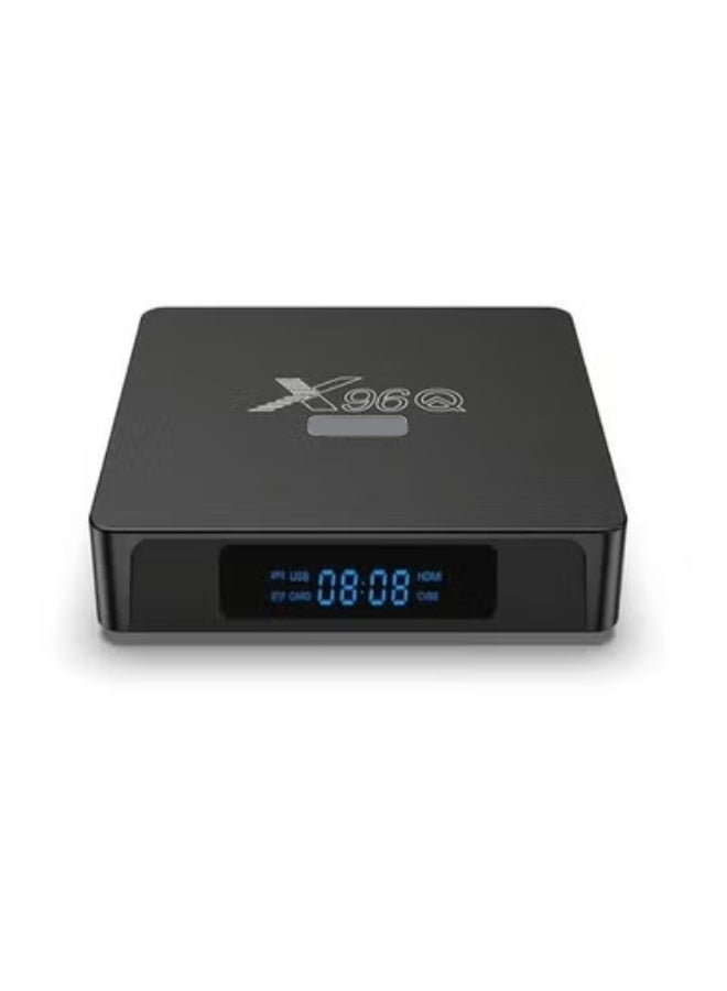 X96Qpro Android 8K UHD TV Set Top Box With 128GB  X96Q Pro Black