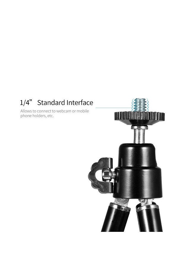 Portable Mini Webcam Tripod for Smartphone Lightweight Flexible Web Camera Desktop Support Stand Phone Holder Table Stand