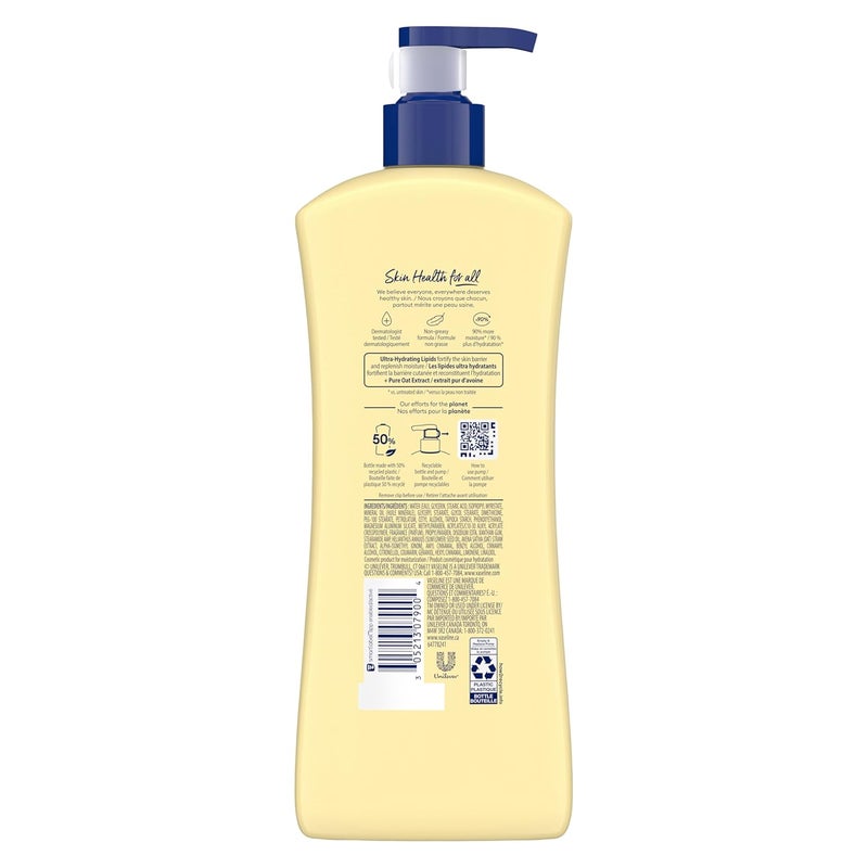 Vaseline Intensive Care Nourishing Moisture Body Lotion 3 Pk Made with UltraHydrating Lipids  Pure Oat Extract for Dry Skin for Nourished HealthyLooking Skin 203 oz - Image 2