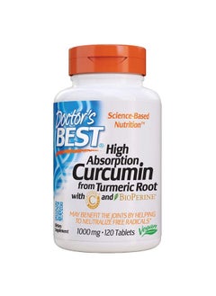 Curcumin From Turmeric Root With C3 Complex & Bioperine Nongmo Gluten Free Soy Free Joint Support 1000 Mg 120 Tablets