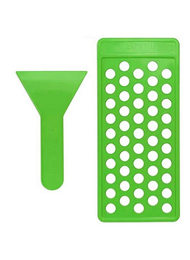 RONRONS Professional Lip Balm Crafting Kits Lipsticks Filling Tray And Spatula Diy Lipstick Gifts For Women Grils Business (Green) - Image 1