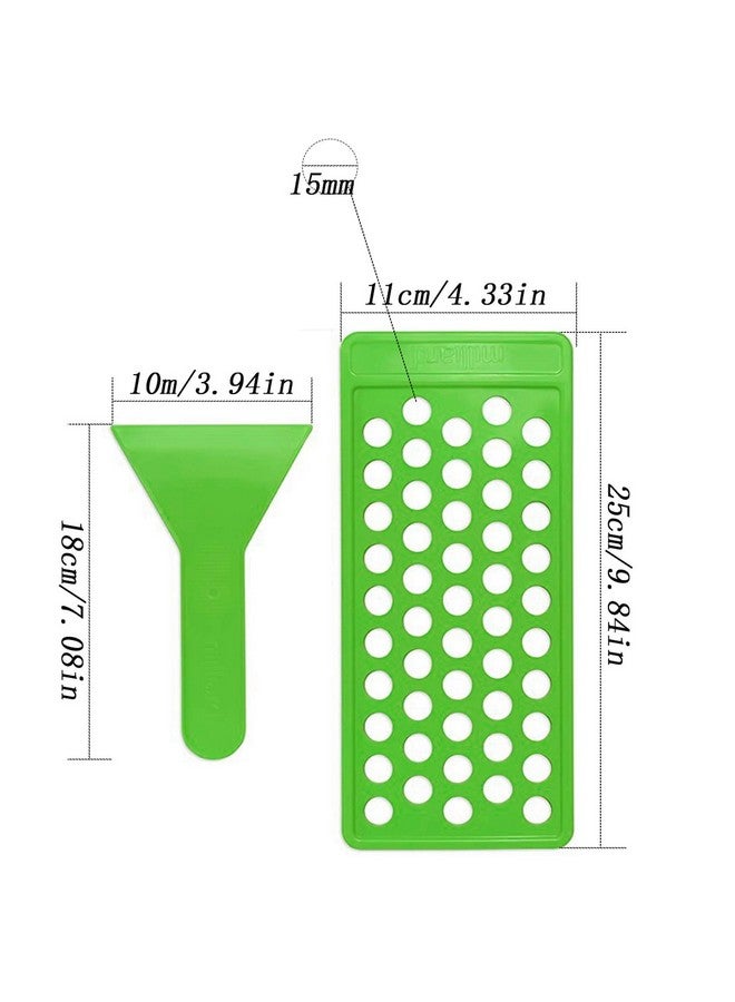 RONRONS Professional Lip Balm Crafting Kits Lipsticks Filling Tray And Spatula Diy Lipstick Gifts For Women Grils Business (Green) - Image 5