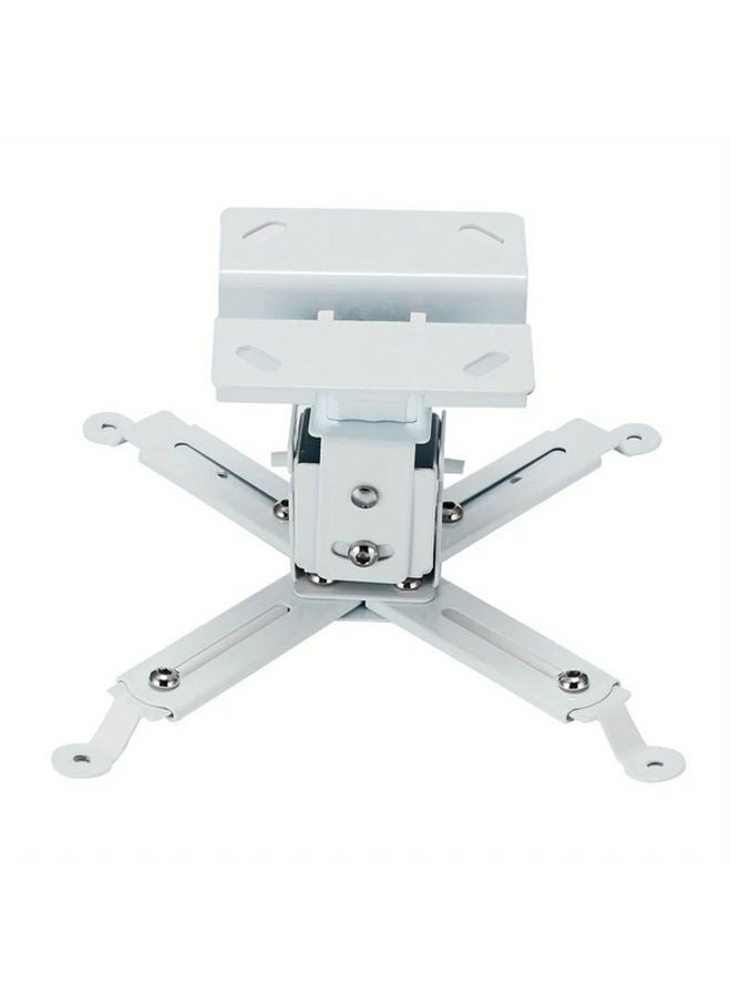White Adjustable Projector Wall Mount Bracket for 16 93 to 25 59 Inch Projectors 1pc - Image 1