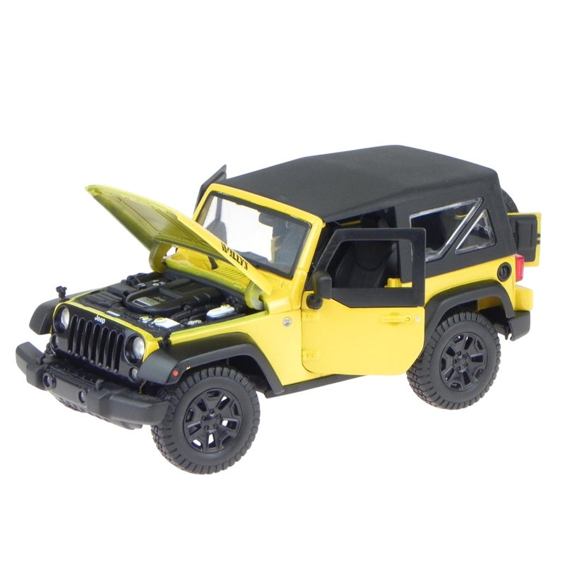 مايستو سيارة جيب رانجلر 1/18 - اصفر - 31676 - Image 2