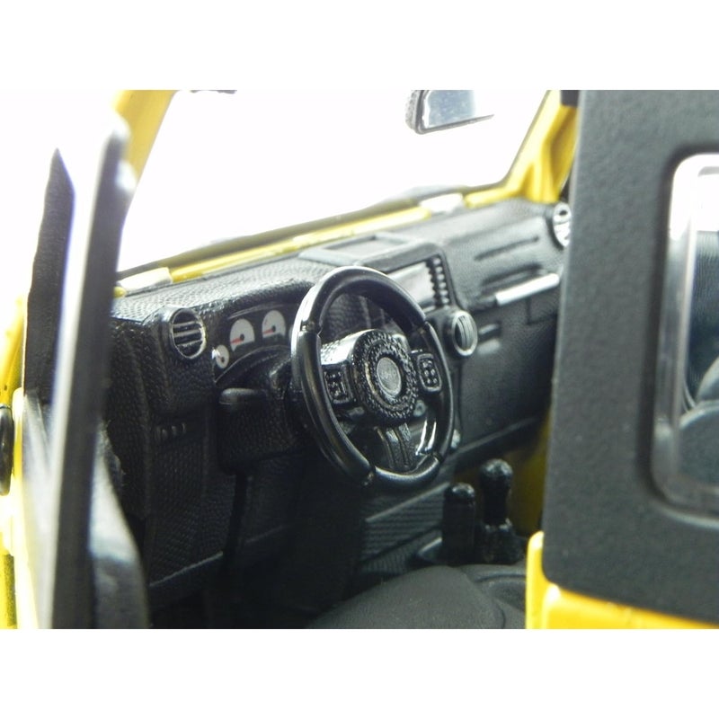 مايستو سيارة جيب رانجلر 1/18 - اصفر - 31676 - Image 4