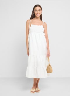 Ginger Strappy A Line Tiered Dress  - Image 4