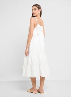 Ginger Strappy A Line Tiered Dress  - Image 2