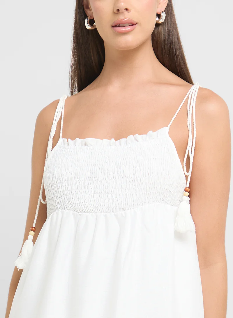 Ginger Tiered Cotton Dress
