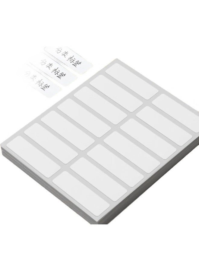 Tango White 13Mm×38Mm Self-Adhesive Label Paper/1400 Pieces, Removable Adhesive Labels, Easy-To Paper, Sticky Notes, Document Classification, Price Tags, Office Supplies - Image 3