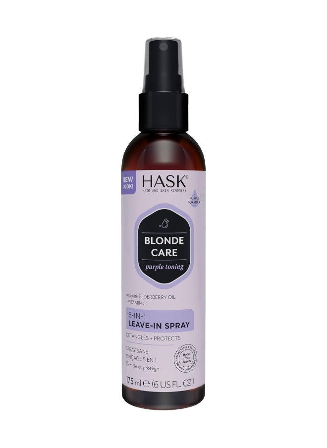 HASK - Blonde Care 5-in-1 Leave-In Spray 175ml - Image 1