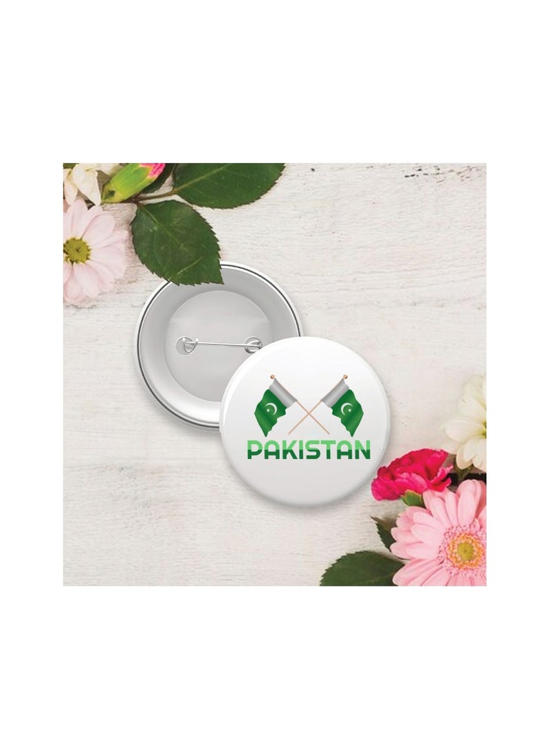 Pakistan Independence Day Button Badge – Versatile Accessory for Backpacks, Jackets, or Hats - Round Pin-back Button Badge - Perfect for Adults and Kids - Image 5