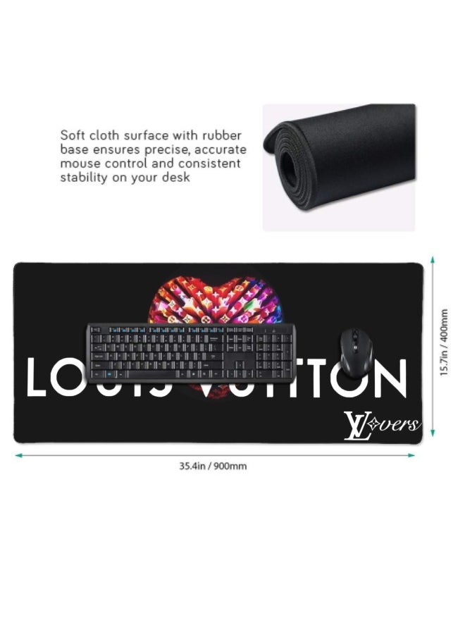 Generic - Gaming Mouse Pad For LV Love Colorful Style 900X400X2MM - Image 1