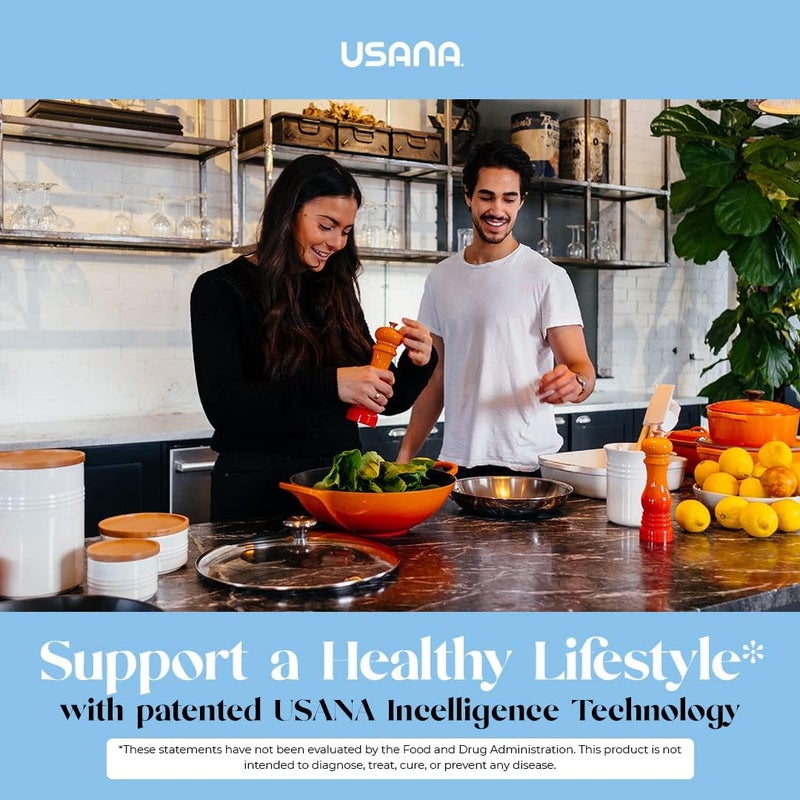 USANA HealthPak with InCelligence Technology and Essential Nutrients and Antioxidants to Support Total Body Health  Convenient Daily AMPM Packets  56 Packets  28 Day Supply - Image 5
