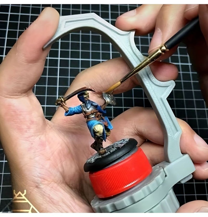 1pc Hand Painted Durable Soldier Clip Model For DIY Painter - Image 2