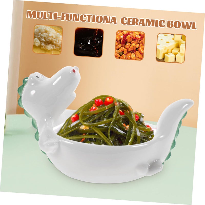 Ceramic Animal Snack Serving Bowl For Dipping Sauces Cute Appetizer Dish For Parties Kitchen Tableware - Image 5
