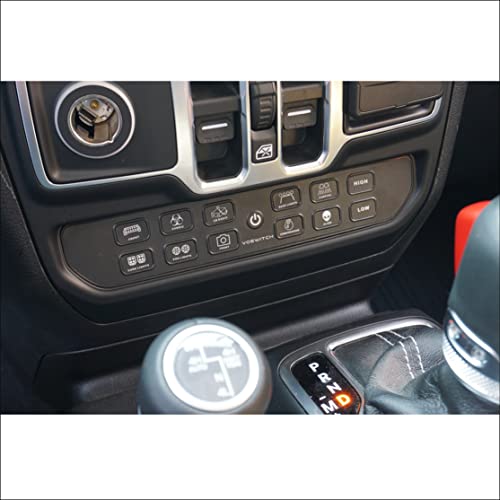Voswitch JL120 Lower Dash Switch Panel for Jeep Wrangler JL 2018-current and Gladiator 2020-current - Image 1