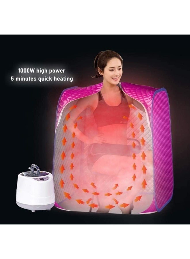 حمام ساونا منزلي مع تحكم في الحرارة والبخار - Image 2