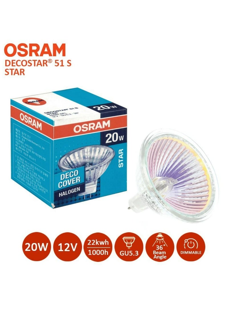 OSRAM Osram Decostar 51S 20 W 12 V 36° GU5.3 WFL Dimmable - Image 3