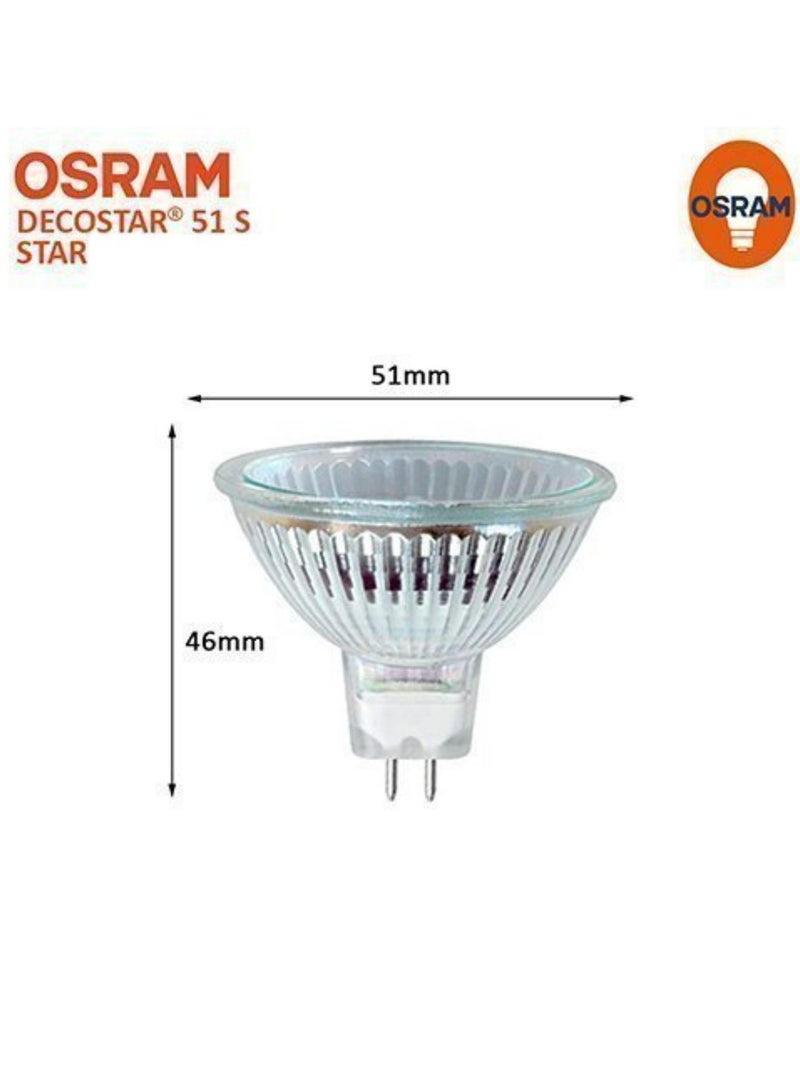 OSRAM Osram Decostar 51S 20 W 12 V 36° GU5.3 WFL Dimmable - Image 2