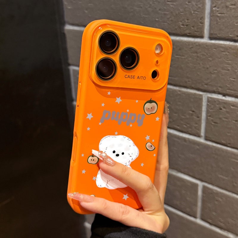[with High-Definition Lens Film] Suitable for Apple 17 Promax Mobile Phone Protective Case Iphone16 Liquid Silicone 15 - Image 1