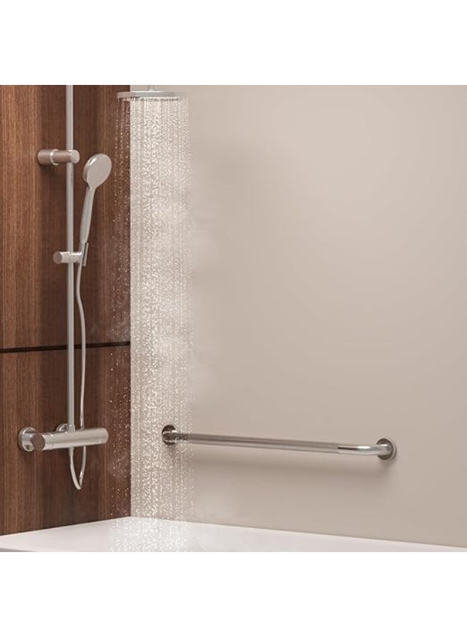 32 Inch Anti Slip Shower Grab Bar, 2 Pack Stainless Steel Bathroom Grab Bar, Brushed Nickel Knurled Bathroom Balance Bar,Safety Hand Rail Support Handicap Elderly Senior Assist Bath Handle - Image 2