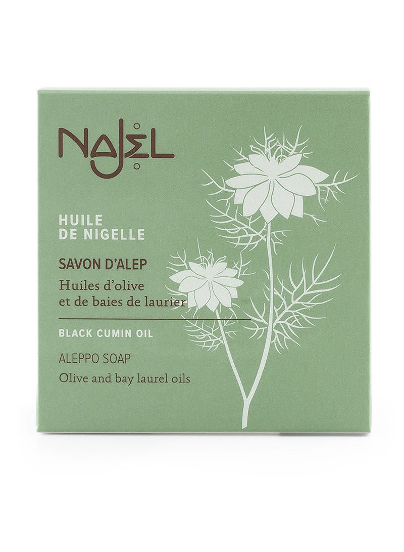 najel Aleppo Najel Soap with Black Cumin Oil Rebalancing Soap, for face, body and hair - 100g - Image 3