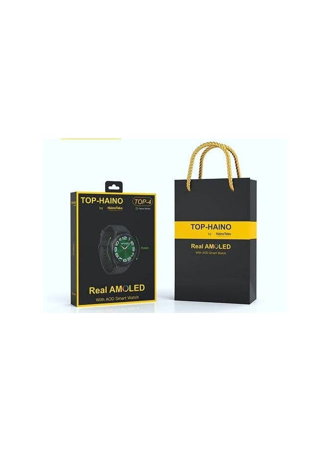 TOP The Haino Teko TOP-4 watch is one of the smart watches targeting users looking for elegant design and modern technologies Phone notifications support – to display calls and messages from different applications  - Image 3