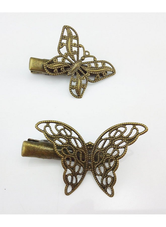 Yueton ?Pack Of 6 Vintage Hairpin Butterfly Dragonfly Flower Shape Hair Clip Headwear Lady Hair Accessories - Image 5