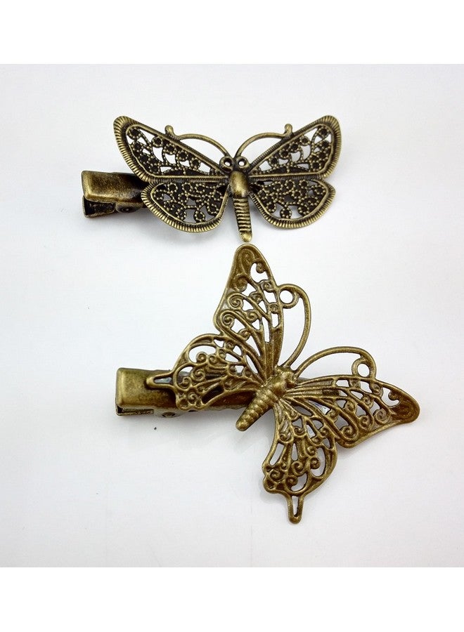Yueton ?Pack Of 6 Vintage Hairpin Butterfly Dragonfly Flower Shape Hair Clip Headwear Lady Hair Accessories - Image 4