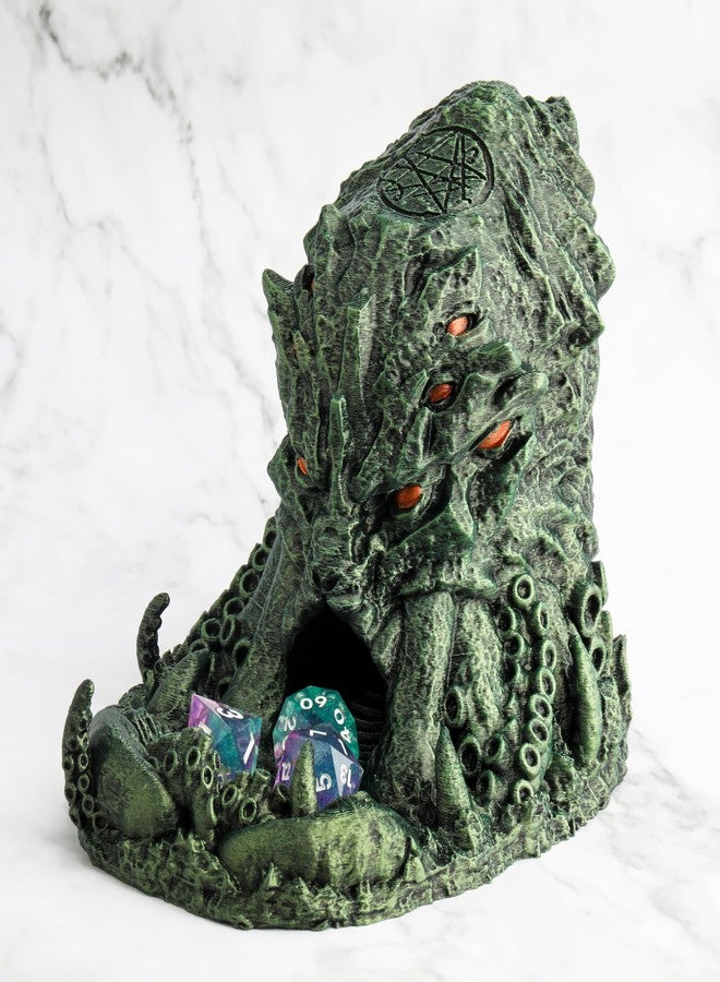 AUSPDICE DND Dice Tower and Tray for RPG Games, Cave Style Game Pieces for Dungeons and Dragons Role Playing Dice - Image 2