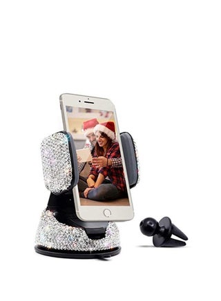 Car Phone Holder, Auto Phone Mount Bling Rhinestone Crystal Car Accessories Can be Used for Windshield Dashboard and Air Outlet 360 Adjustable for iPhone Android (Black) - pzsku/Z9EA0213FBEE920D202C6Z/45/_/1721455170/36362c85-a03c-48ef-ab98-01934de7e41c