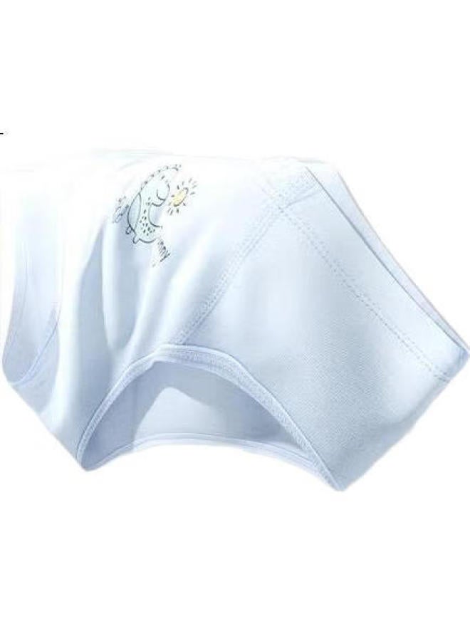 THREEGUN Gun Children'S Underwear Pure Cotton 5A Antibacterial Crotch Mid-Sized Boys Triangle Pants (3-Pack) Dinosaur Combination 140 - Image 3