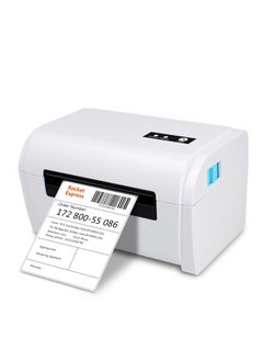 Thermal Label Printer High Speed Shipping Label Printer USB BT Connection Support 40-110mm Paper Width Compatible with Windows for Supermarket Store Restaurant Logistic