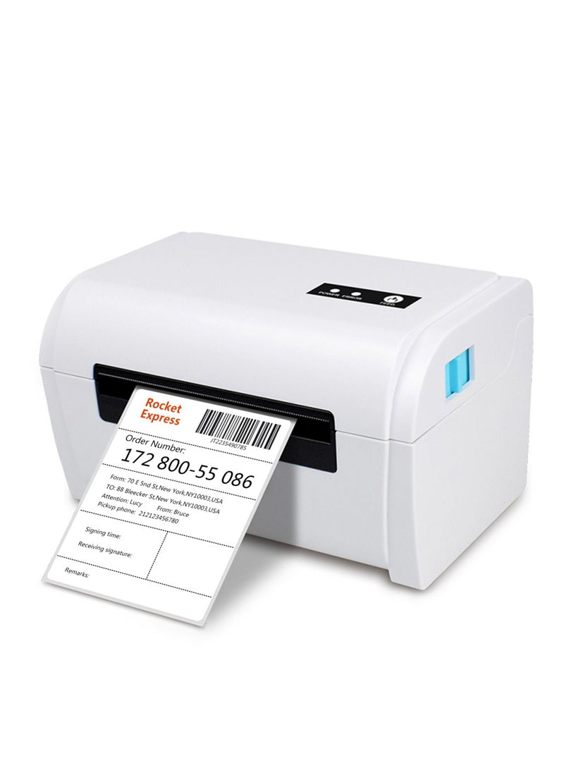 Generic - Thermal Label Printer High Speed Shipping Label Printer USB BT Connection Support 40-110mm Paper Width Compatible with Windows for Supermarket Store Restaurant Logistic - Image 1