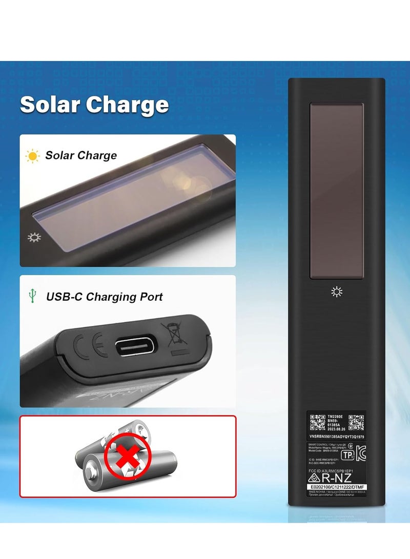 ELTRAZONE Universal Rechargeable Remote Control with Shortcut Buttons for Samsung 4K Ultra HD TVs - Image 2