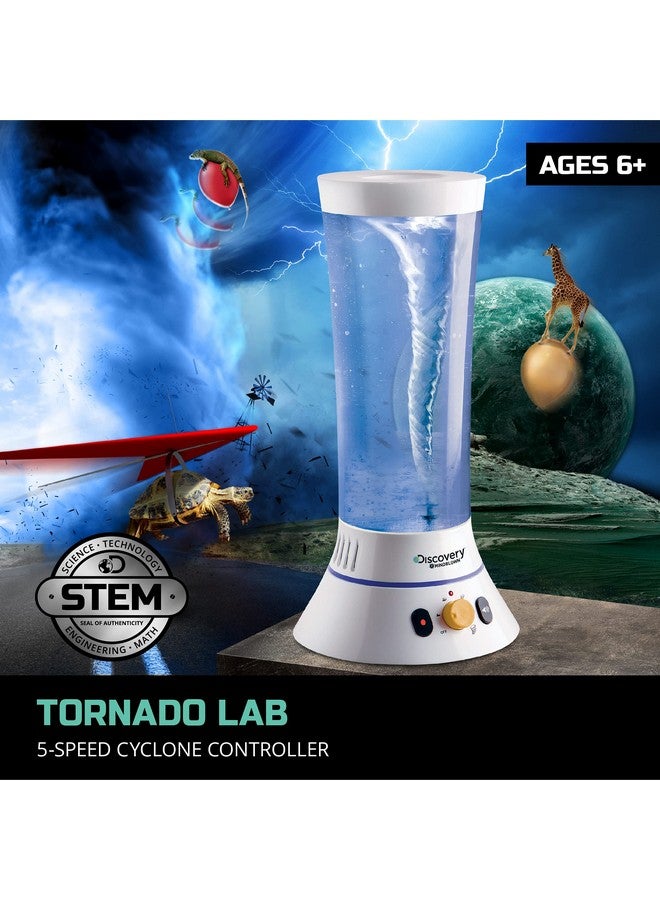 Discovery Kids Discovery #MINDBLOWN Tornado Lab, 5-Speed Cyclone Controller, Educational Learning Activity Kit, Fun and Exciting Toy, STEM Experiment Set for Boys, Girls, Kids Ages 6+ - Image 2