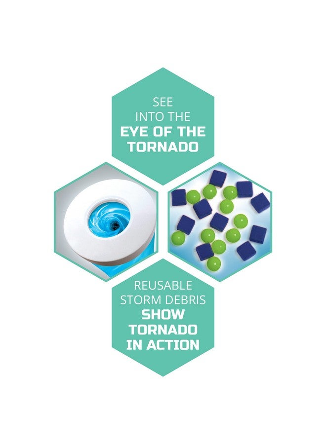 Discovery Kids Discovery #MINDBLOWN Tornado Lab, 5-Speed Cyclone Controller, Educational Learning Activity Kit, Fun and Exciting Toy, STEM Experiment Set for Boys, Girls, Kids Ages 6+ - Image 4