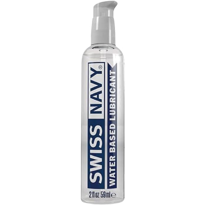 Swiss Navy Premium Water-Based Lubricant - 2 oz - Lubricating Gel for Men, Women & Couples - Toy Safe - Non-Staining Formula - Compatible with Latex & Condoms - Image 1