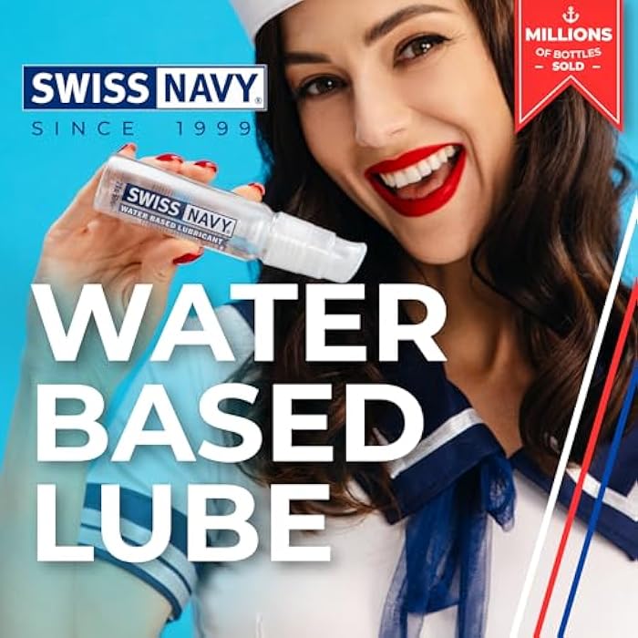 Swiss Navy Premium Water-Based Lubricant - 2 oz - Lubricating Gel for Men, Women & Couples - Toy Safe - Non-Staining Formula - Compatible with Latex & Condoms - Image 2