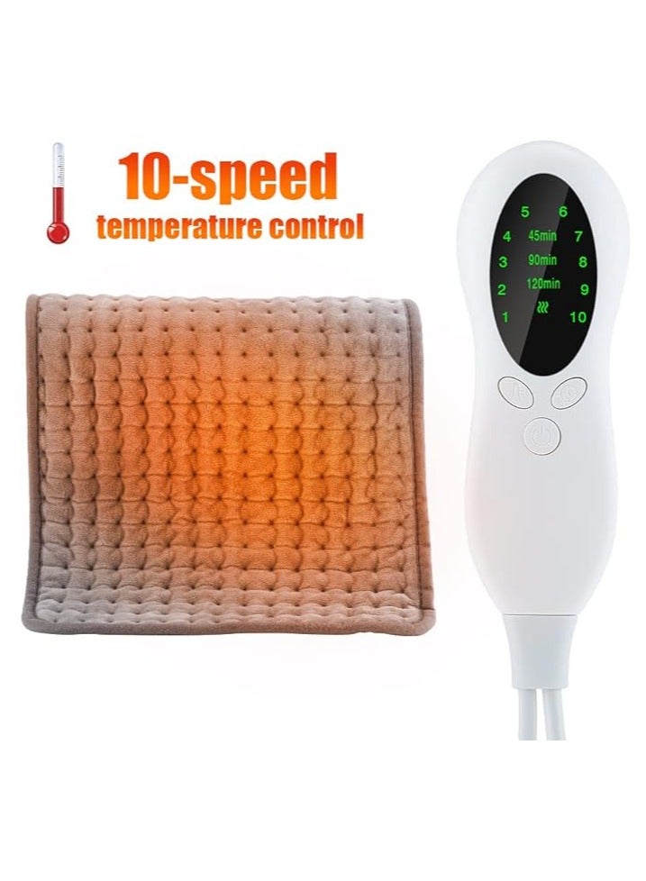 general Heating Pad - Electric Heating Pad - Hot Heating Pad for Back Pain Muscle Pain Relief - Wet & Dry Heat Therapy Option - Auto Shut-Off Feature (Light Grey, 12" * 24") - Image 2