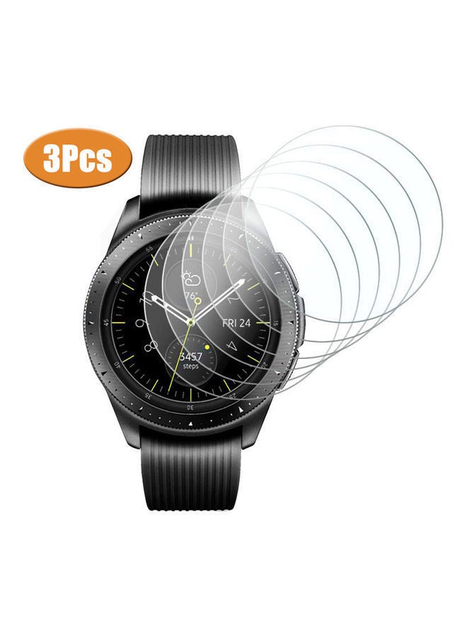نيبمينينت مجموعة لاصقات حماية عالية الوضوح مخصصة لساعة سامسونج جالاكسي مكونة من 3 قطع شفاف - Image 1