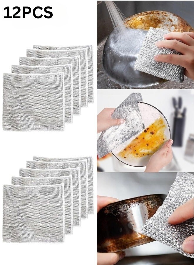 12قطعة الفوطه العبقرية بديل سلك المواعين - Image 1