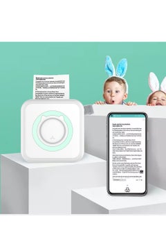 Joyelink Portable Wireless Printer Mini Pocket Bluetooth Thermal Printers with 13 Rolls Printing Paper Compatible with Android iOS Smartphone for Label Receipt Photo Notes and Memos  - Image 2